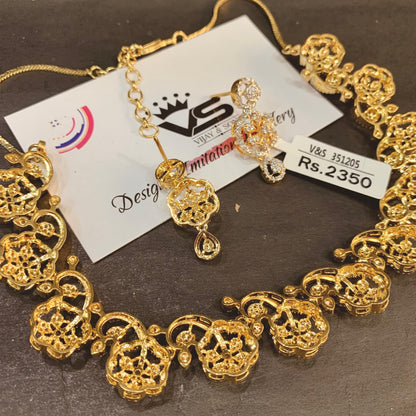 Zircon Necklace Set 415414