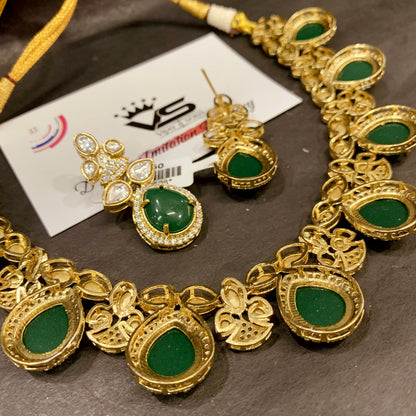 Kundan Necklace Set 35555