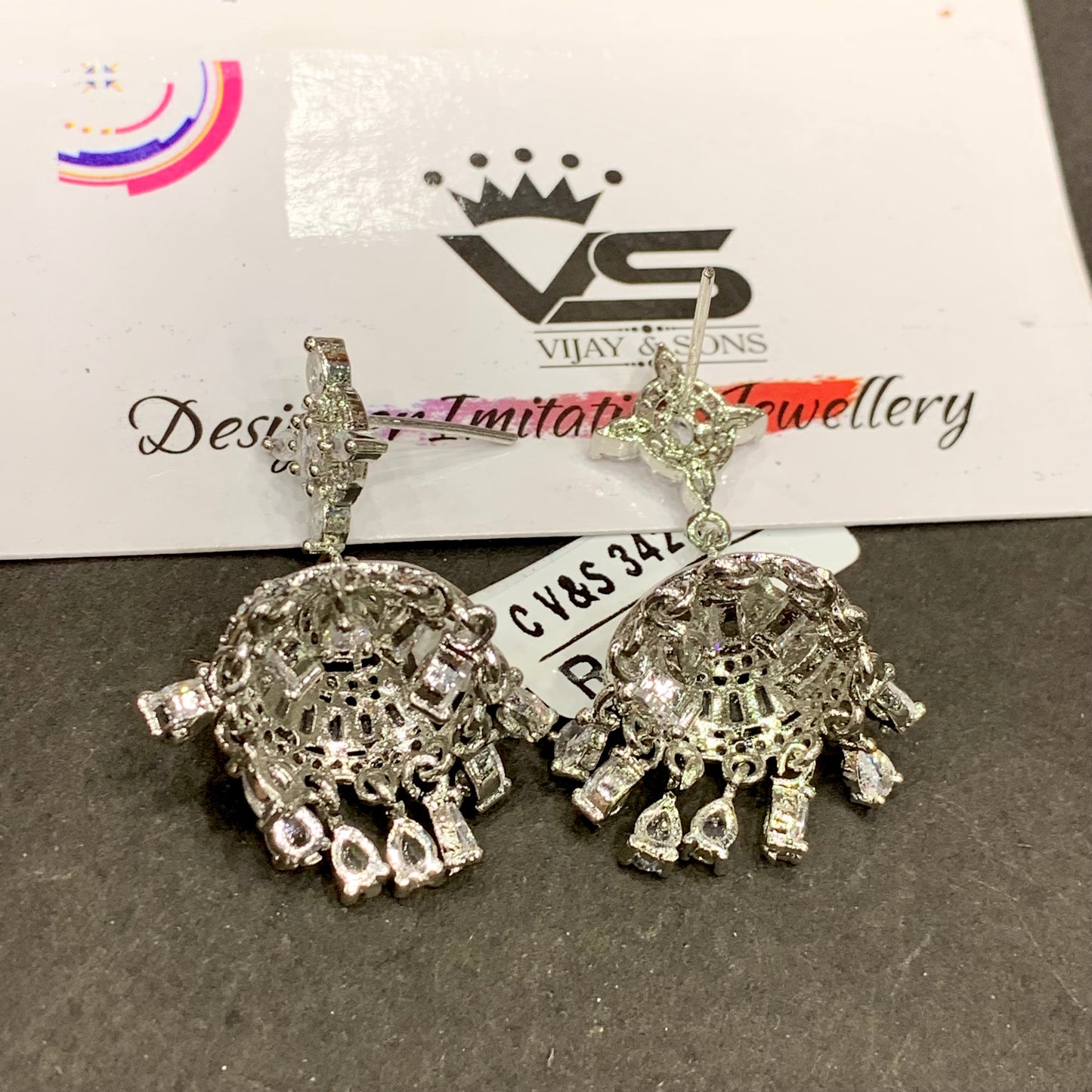 American diamond earrings