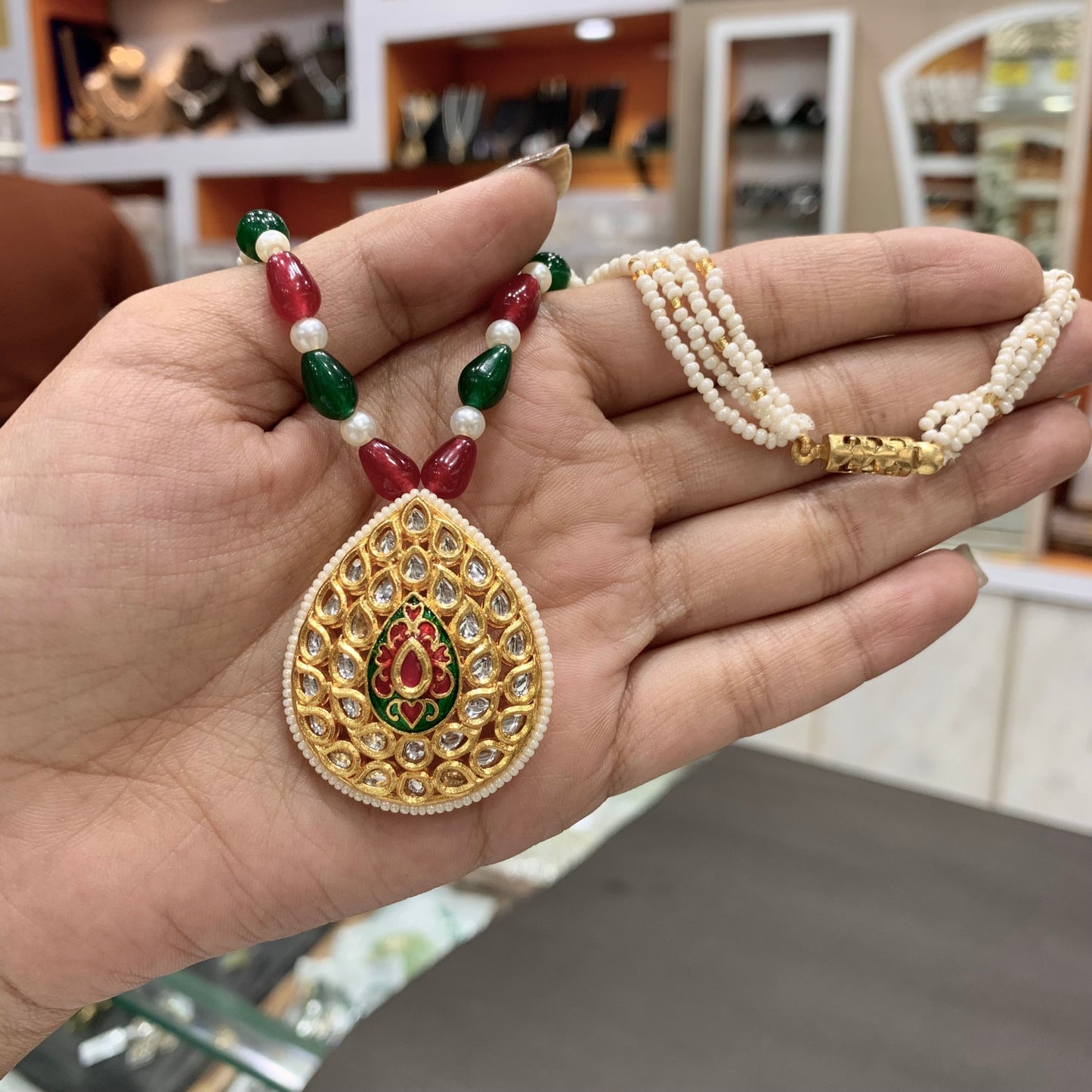 Kundan Pendant Set 6765