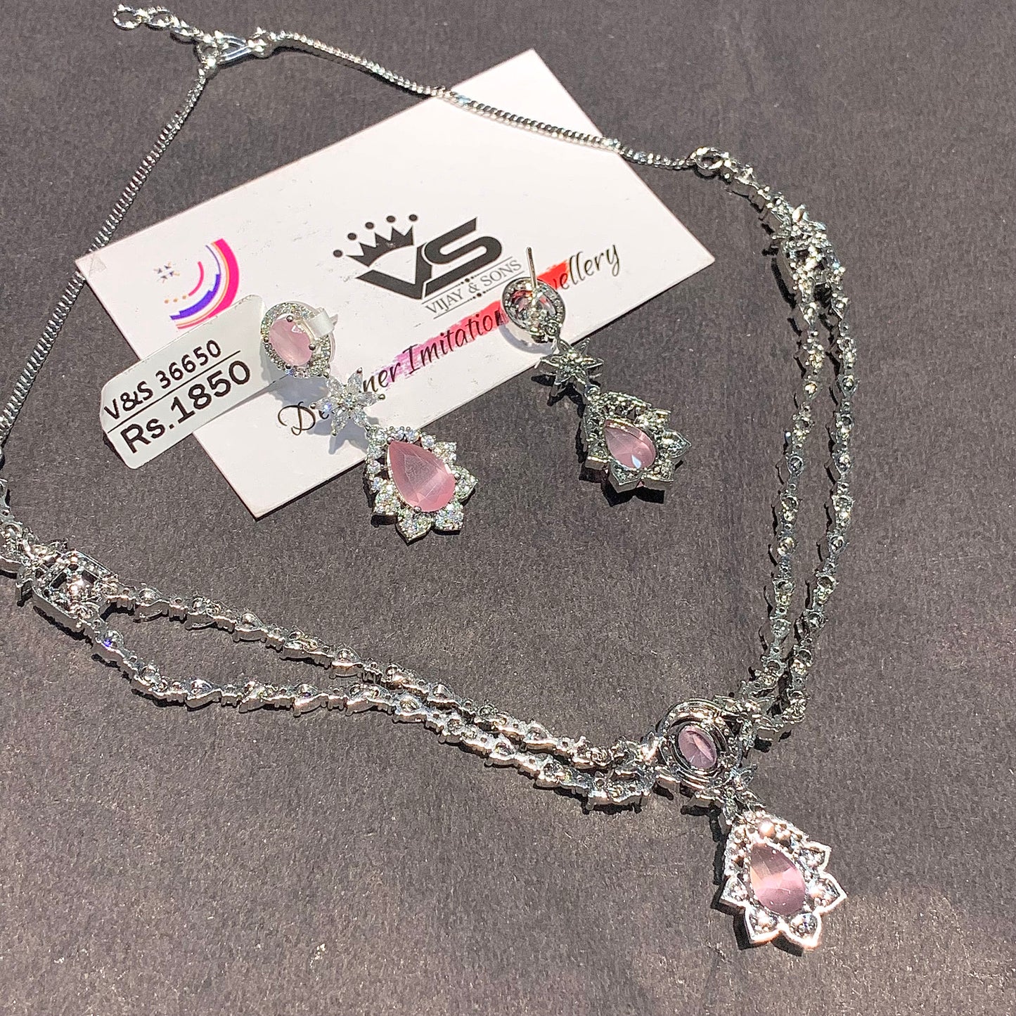 Zircon Necklace Set 829297