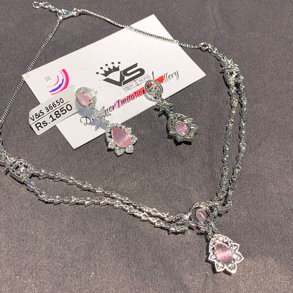 Zircon Necklace Set 829297