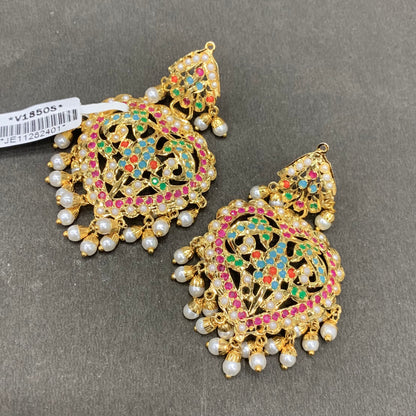 Jadau Earrings 464356