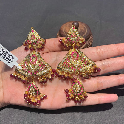 Jadau Earrings 425345533