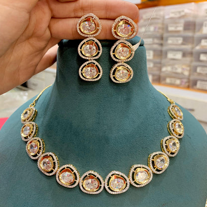 Zircon Necklace Set 4154141