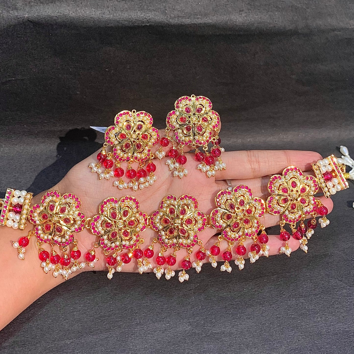 Jadau Necklaces Set 645576556