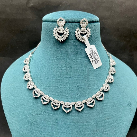 Zircon Necklace Set 334553