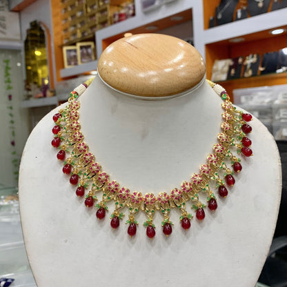 Jadau Necklace set 345586