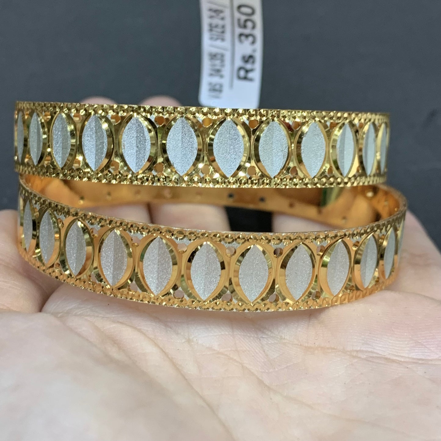 Gold Plated Bangles 62344