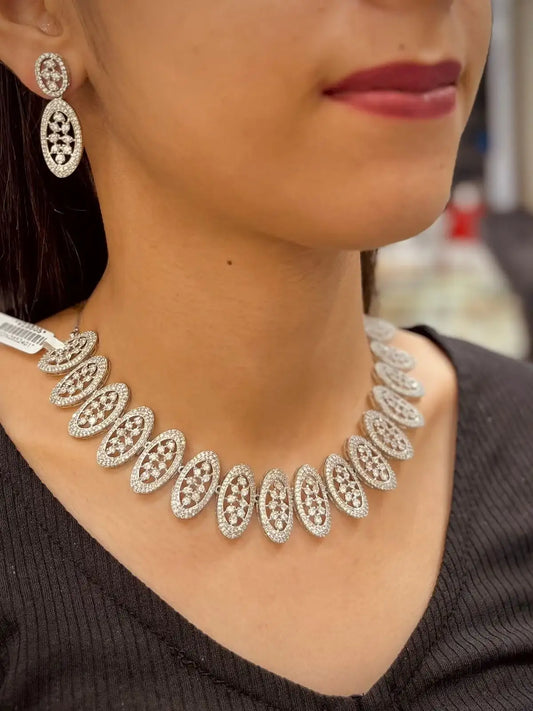 Zircon Necklace set 47899