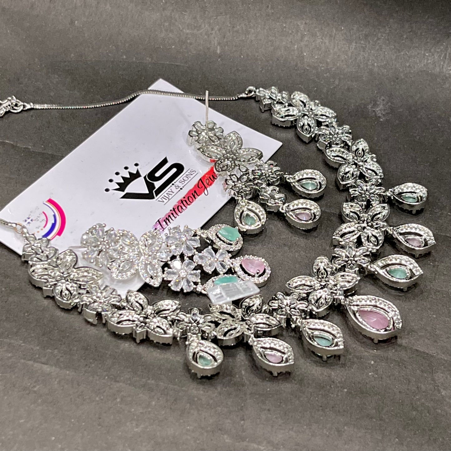 Diamond necklace set 6565