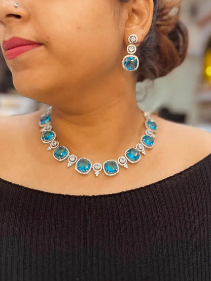 Diamond necklace set 4421