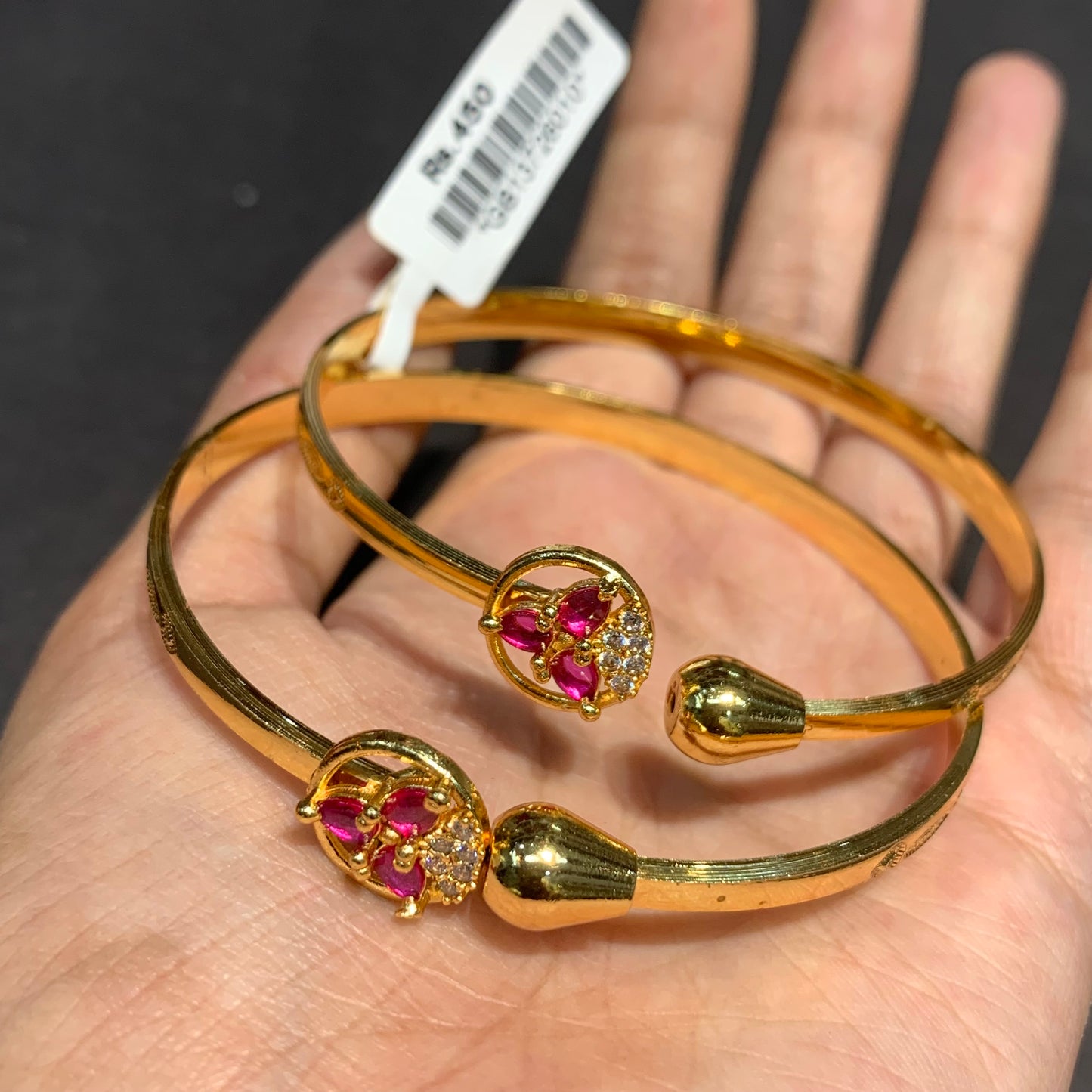 Gold Plated Bangles 4676543