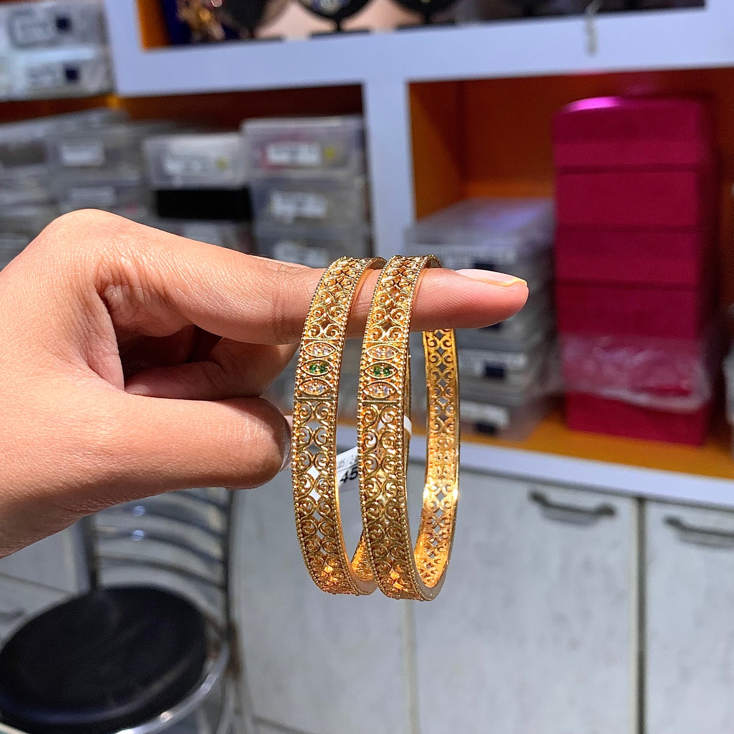 Gold Plated Bangles 4466556
