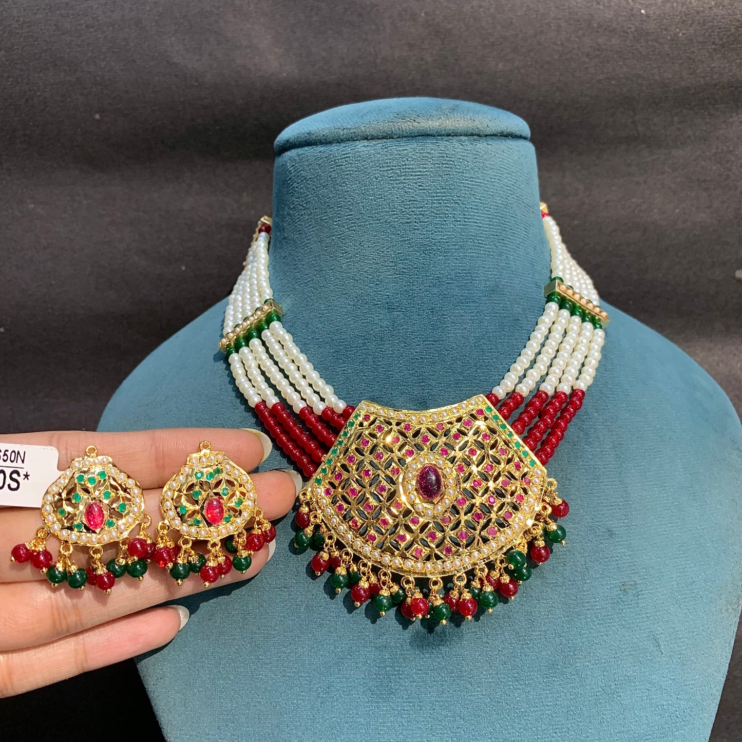 Jadau Necklaces Set 6456677