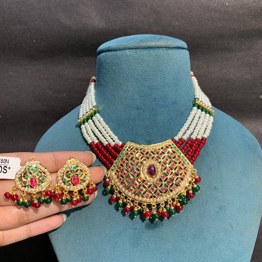 Jadau Necklaces Set 6456677