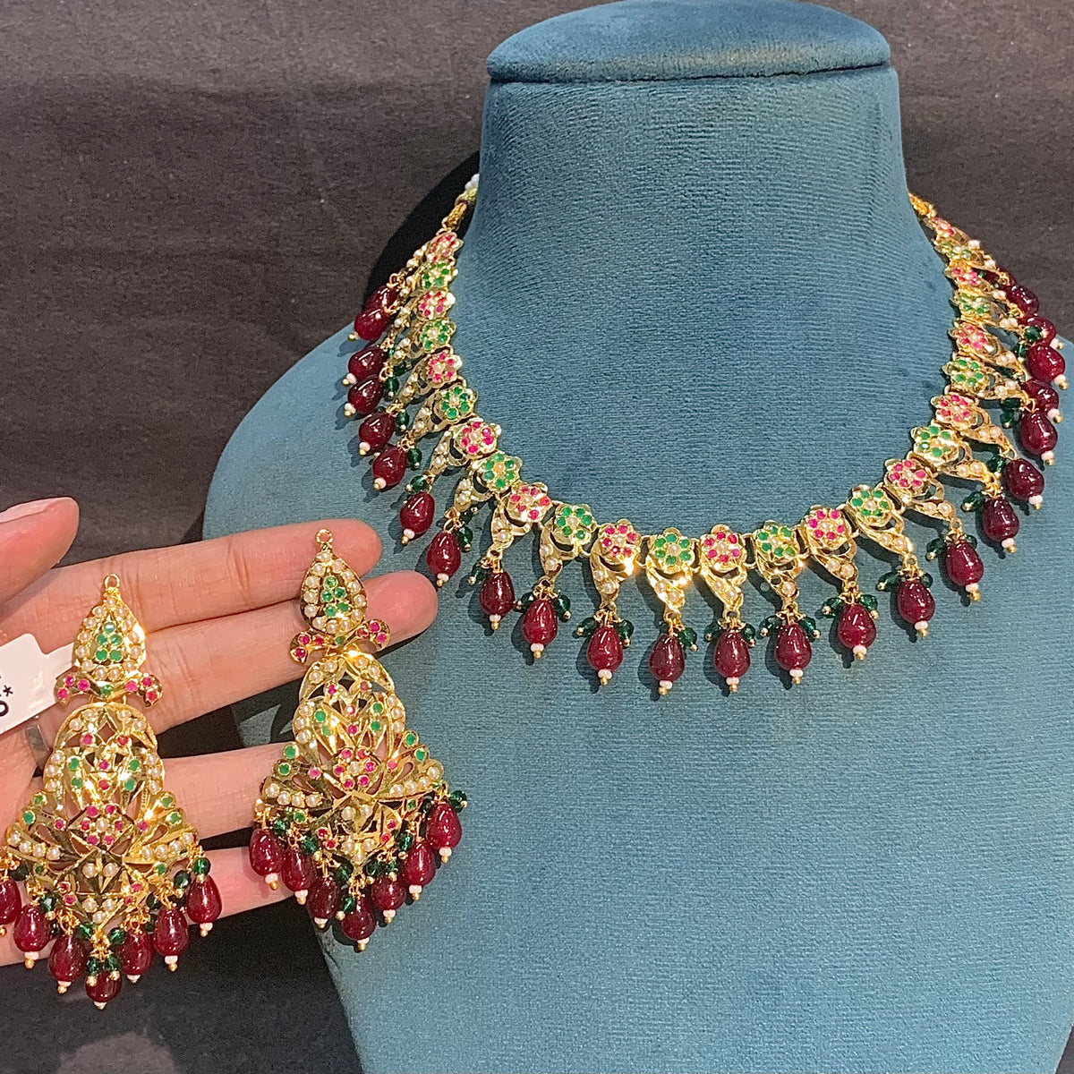 Jadau Necklaces Set 6453663