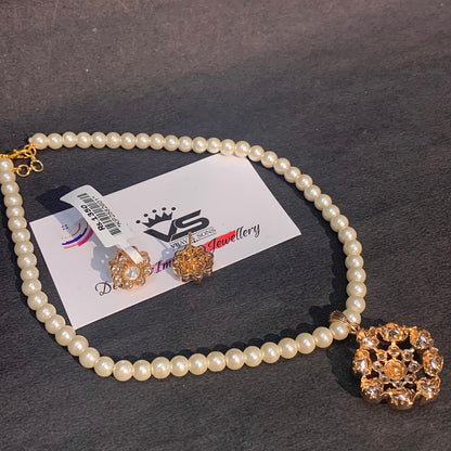 Kundan Pendant Set 46644455