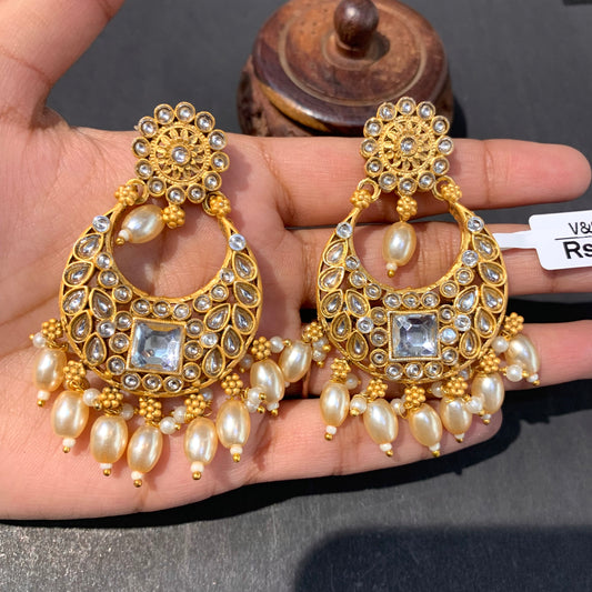 Kundan Earrings 52367