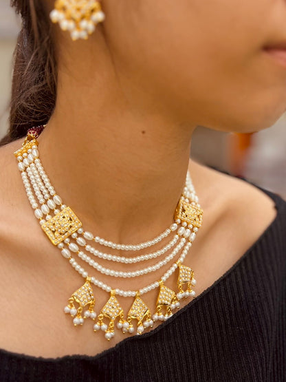 Jadau Necklace Set 57654