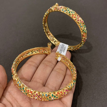 Openable Jadau Bangles 57672