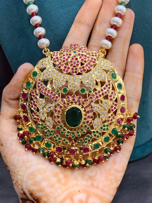Jadau Pendant Set 455555