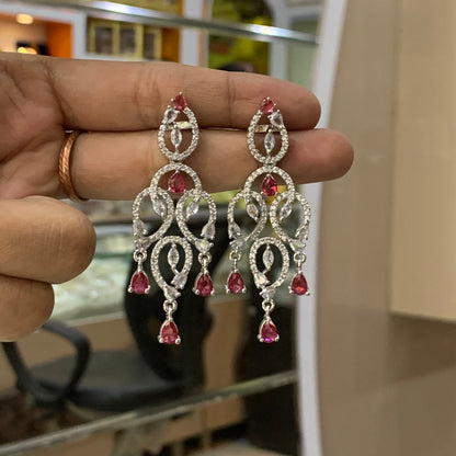 American Diamond Earrings 35655