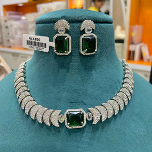 Zircon Necklace Set 45632