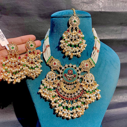 Kundan Necklace Set 966269