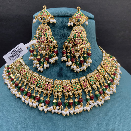 Jadau Necklace Set 4567