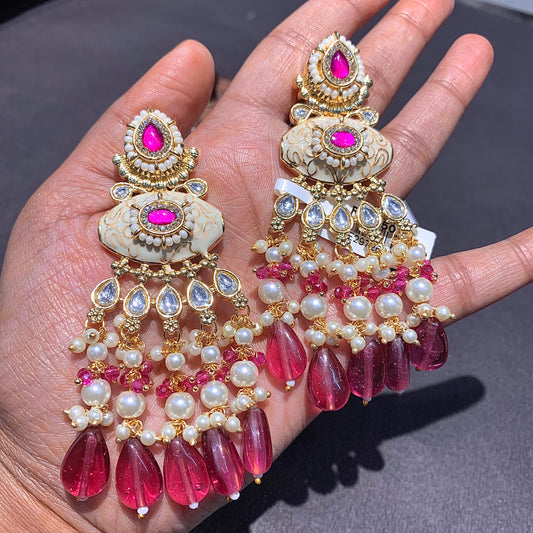 Kundan Earrings 39648