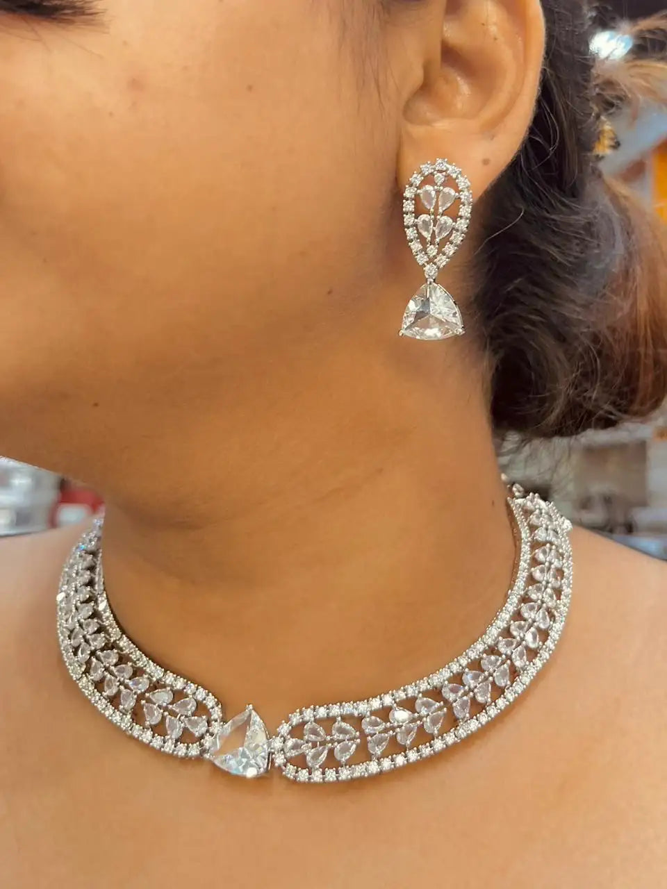 Zircon Necklace Set 5733