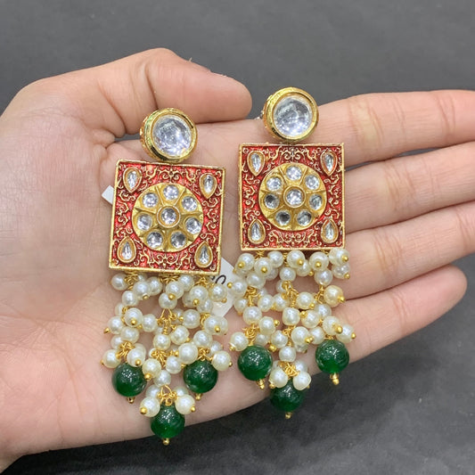 Kundan Earrings For Women