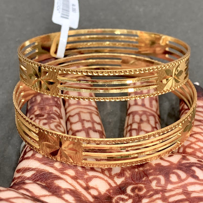 Gold plated bangles 677666