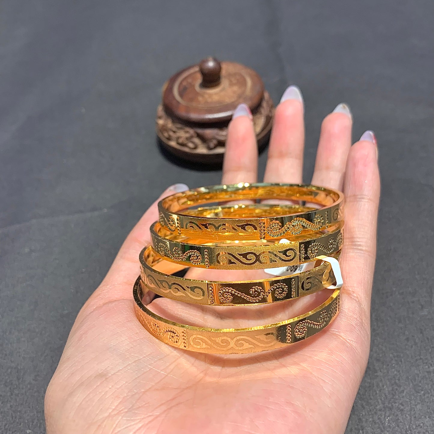 Gold Plated Bangles 446950