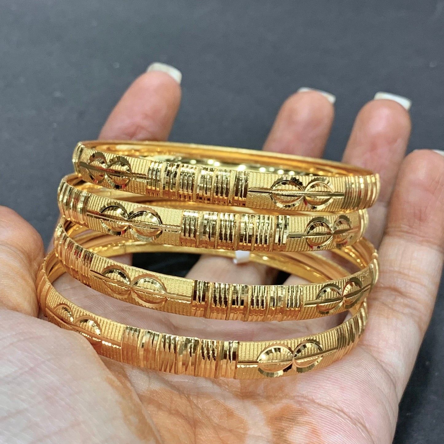 Gold Plated Bangles 67457444