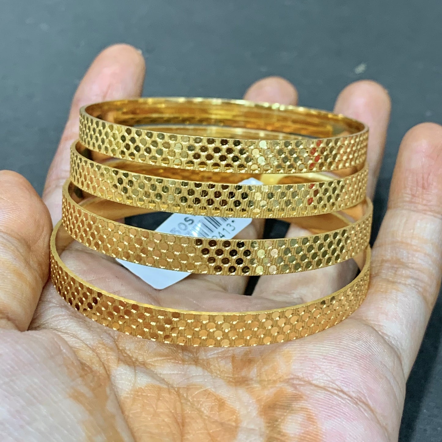 Gold Plated Bangles 675665