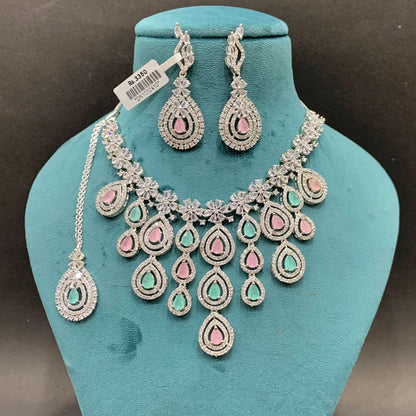 Zircon Necklace Set 753366