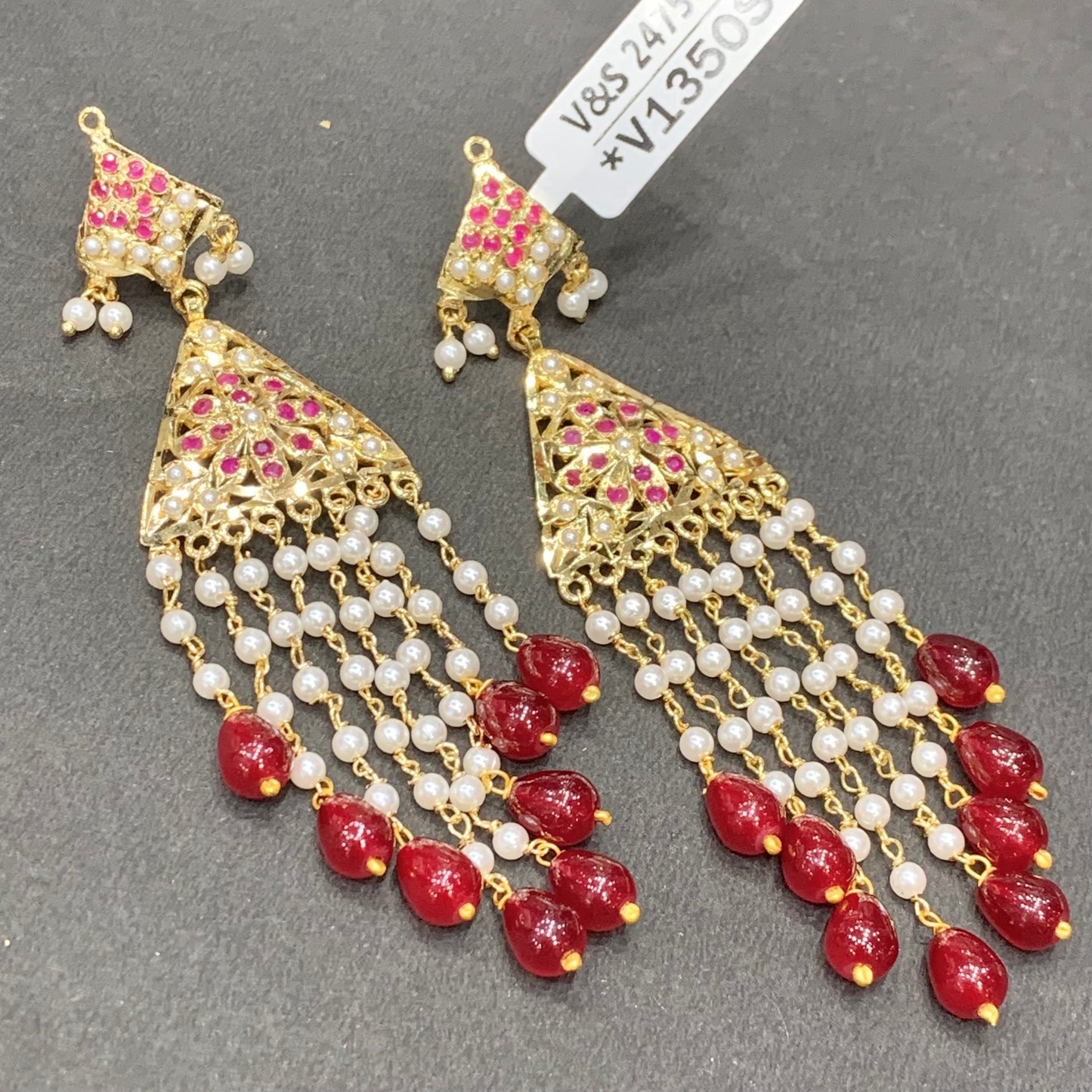 Jadau Earrings 46546