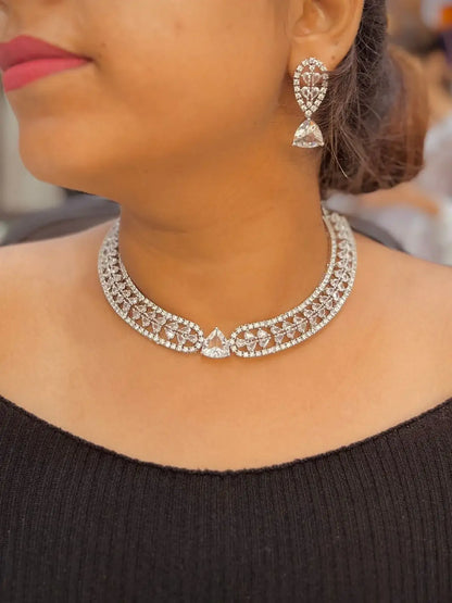 Zircon Necklace Set 5733