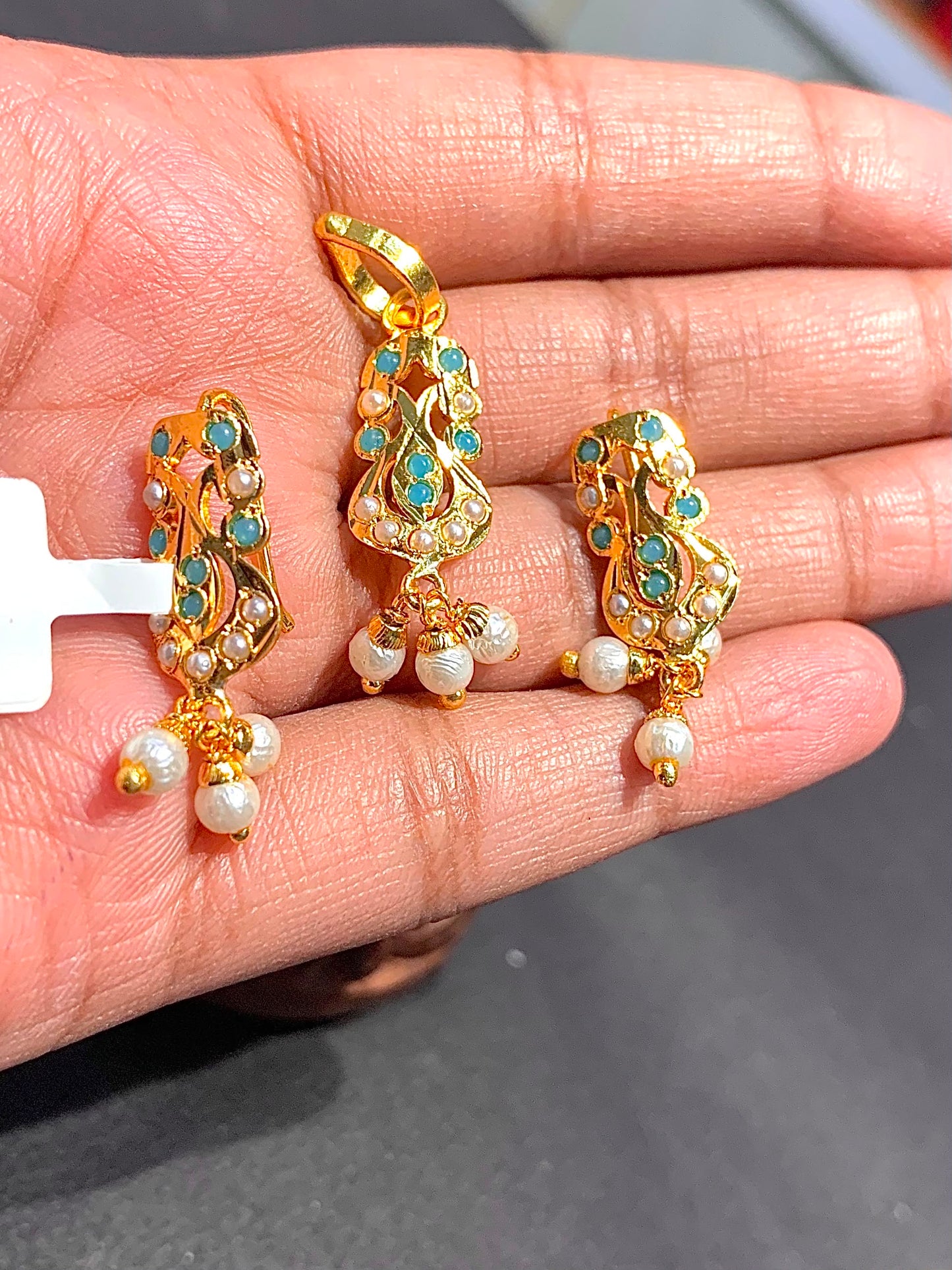 Jadau Pendant Set 4676667