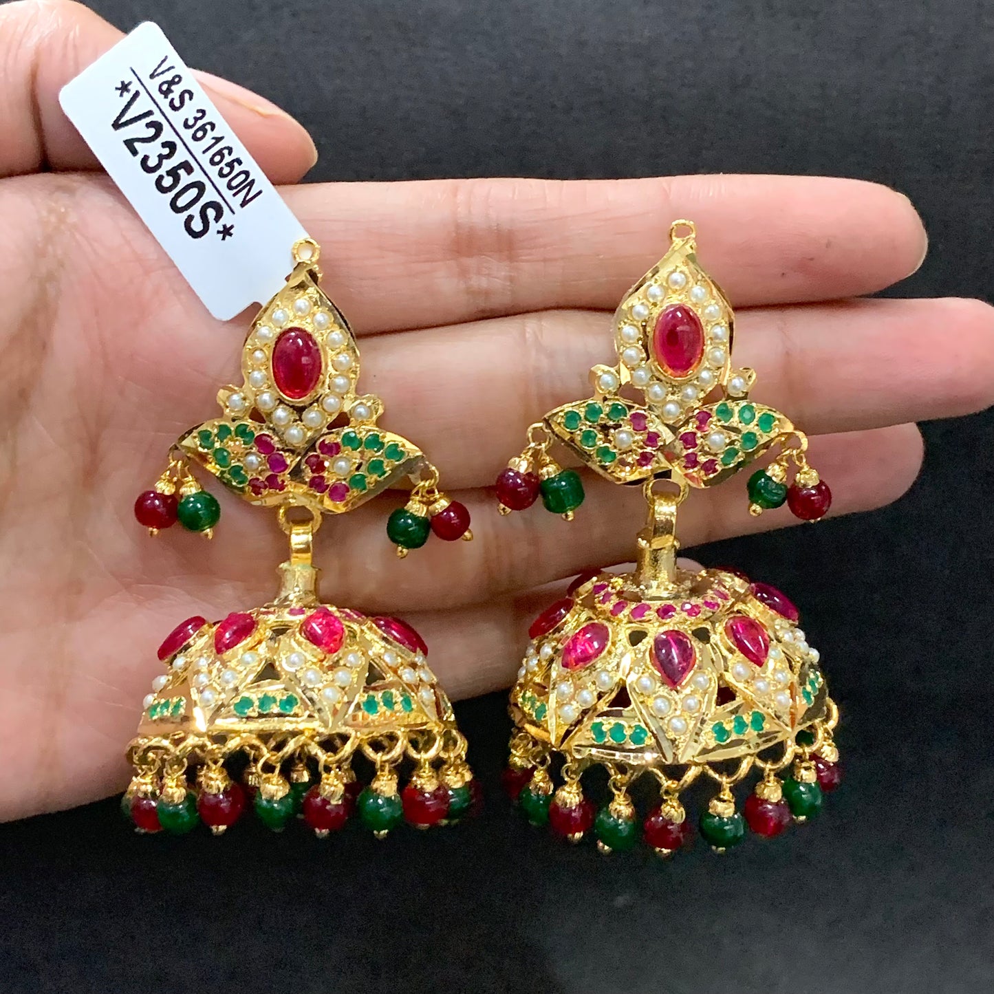Jadau Earrings 765677