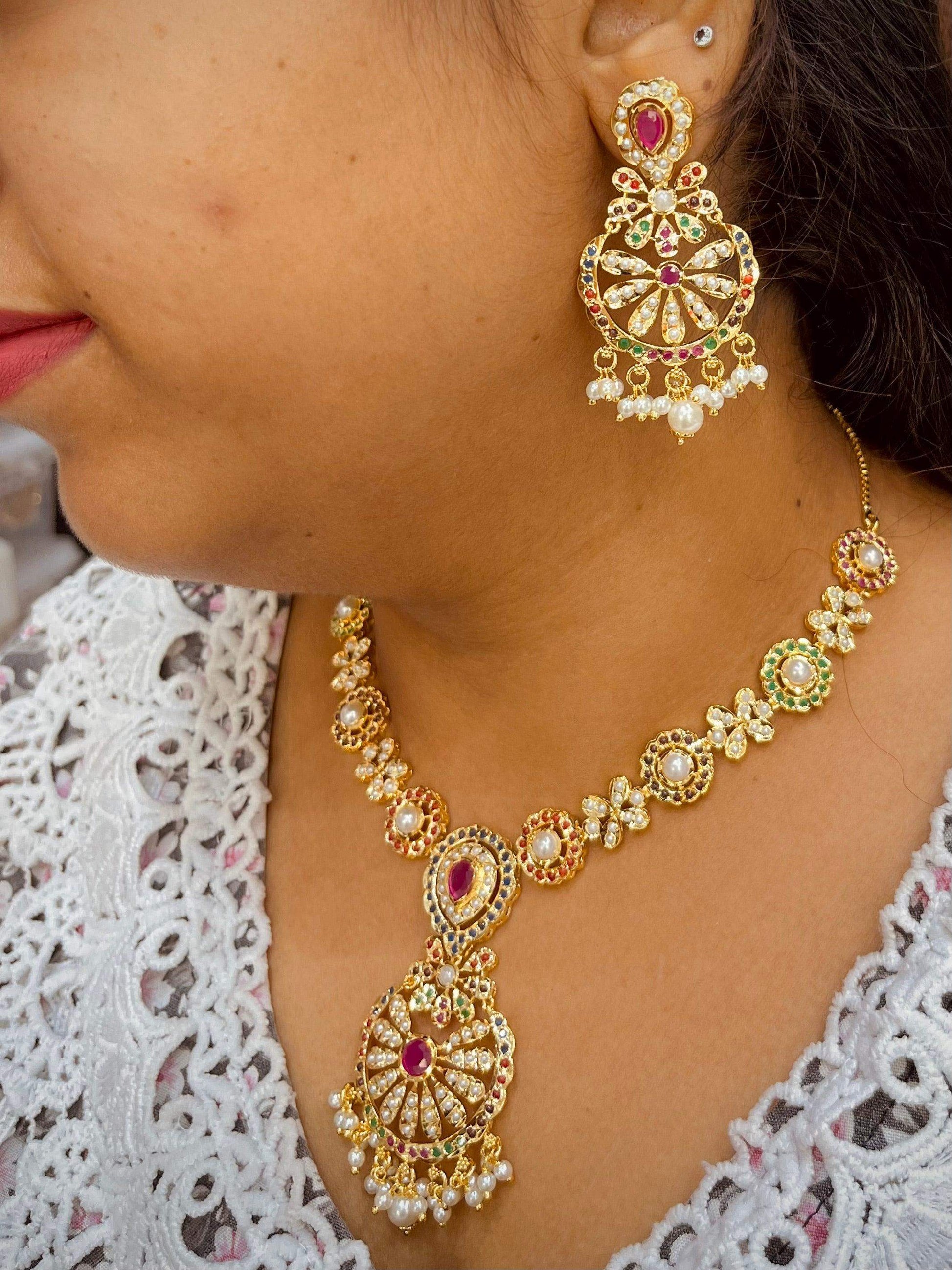 jadau necklace set 455435