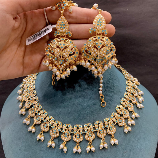 Jadau Necklace Set 527363