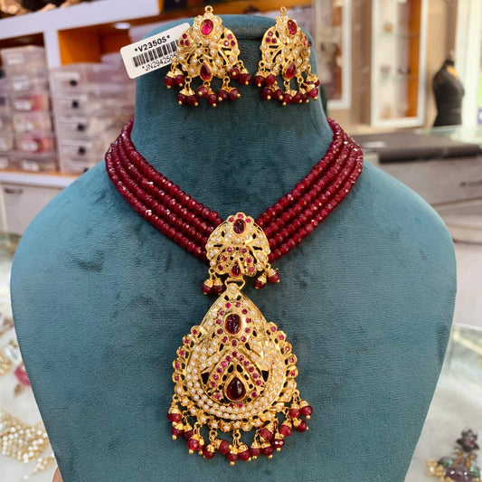Jadau necklace sets 86545258 - Vijay & Sons