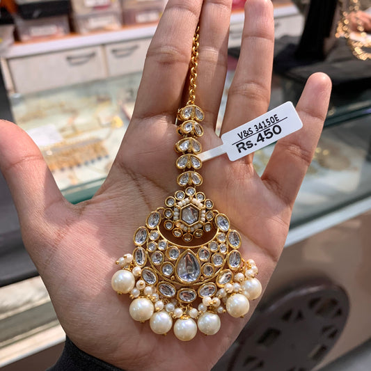 Kundan Maang Tikka 42356
