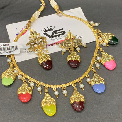 Jadau Necklace Set 4428264