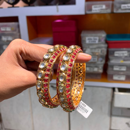 Kundan Bangles 627626
