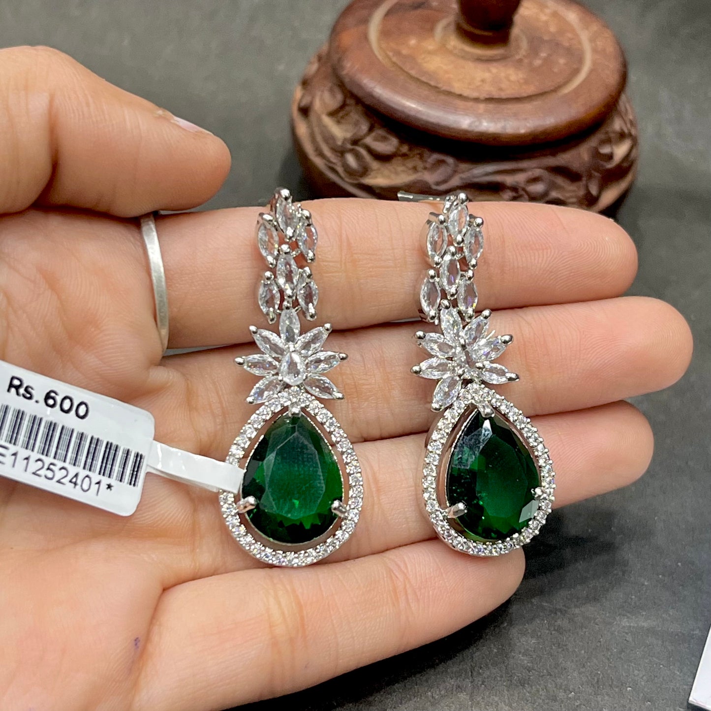 Zircon Earrings 35556