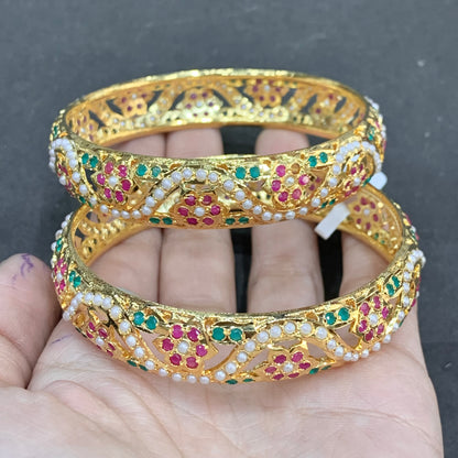 Jadau bangles 57765